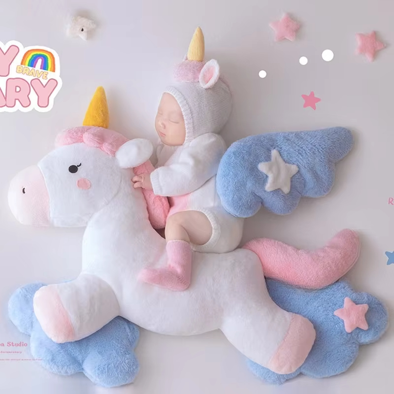 2026 Rainbow Horse Theme Set - Newborn Photography Props